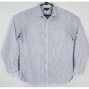 J.Crew factory Thompson Shirtings men long sleeve dress shirt size XL 17-17 1/2